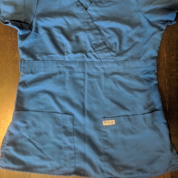 Barco Grey's Anatomy Scrub Top- Royal Blue - Picture 2 of 4